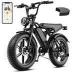 Jasion RetroVolt, 70-Mile Range, 2000W Peak, Fat Tire