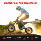 Yozma IN10 Dirt, 40MPH 2600W Off Road