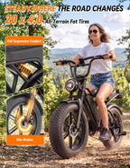 Jasion RetroVolt, 70-Mile Range, 2000W Peak, Fat Tire