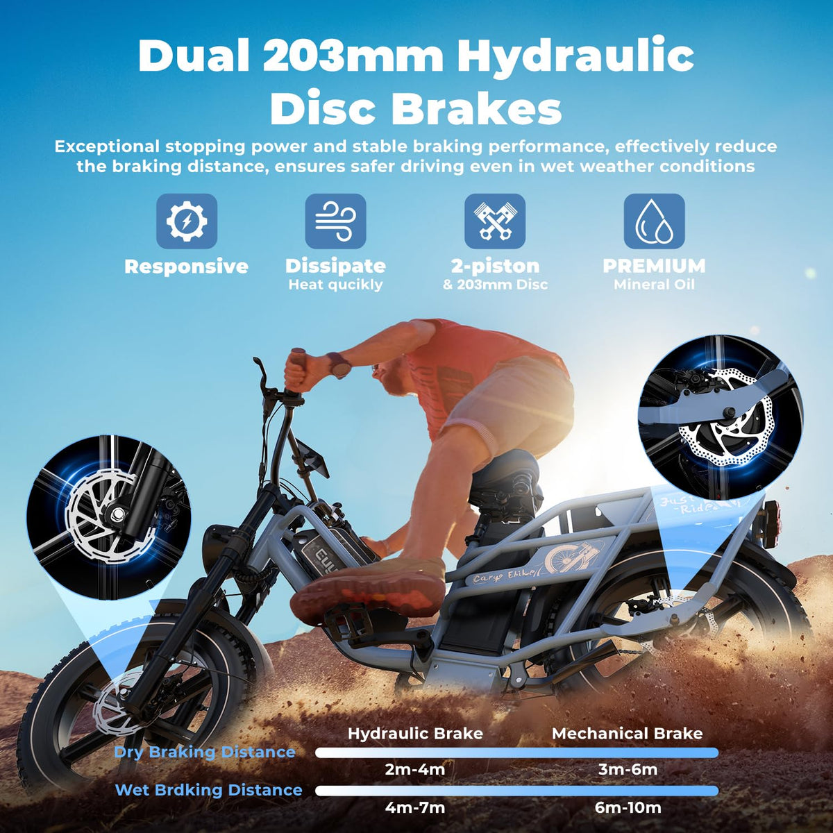 Dual Battery for Adults, Cargo with 48V 60AH