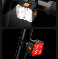 4PCS Rechargeable Bike Light Sets, Front and Rear LED Bicycle Lights