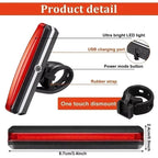 Rechargeable Rear Bike Lights Back Bicycle Light LED