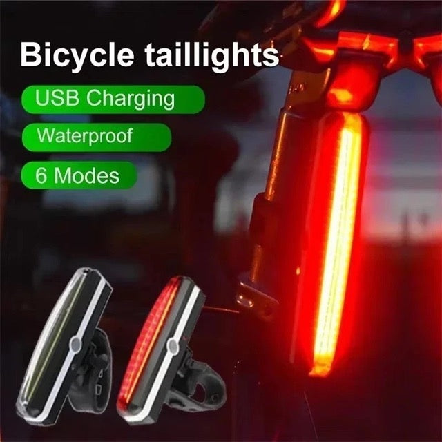 Rechargeable Rear Bike Lights Back Bicycle Light LED